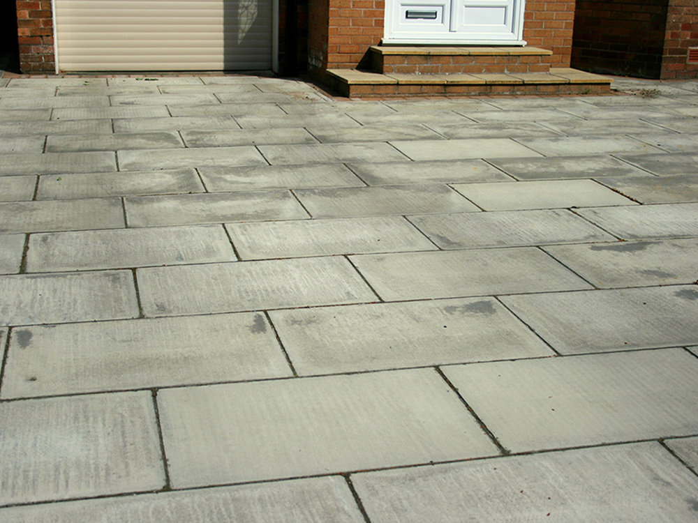 concrete flags